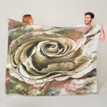 Korallen und Grau Künstlerische Romantische Rose