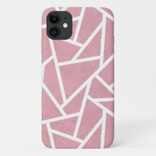 Korallen- und Weißmosaikmuster Case-Mate iPhone Hülle