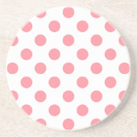 Korallen- und Weißpolka-Punkte