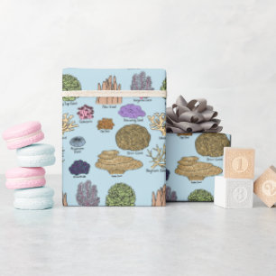 Korallenarten Geschenkpapier