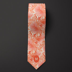 Korallenblüten-Monogramm Krawatte
