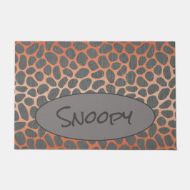 Korallencreme Fußmatte