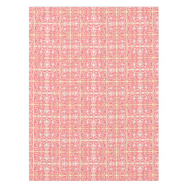 Korallendurchschnitt Tischdecke