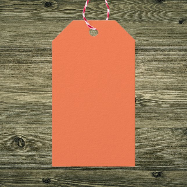 Korallenfarbe Geschenkanhänger (Von Creator hochgeladen)