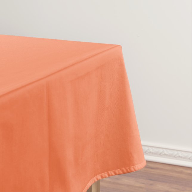 Korallenfarbe Tischdecke (Beispiel)
