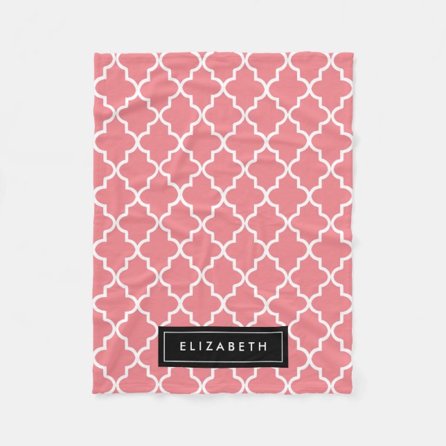 Korallenfolie | Fleece Blanket (Vorderseite)