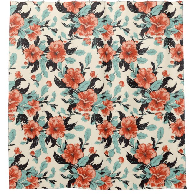 Korallengarten Duschvorhang (Vorderseite)