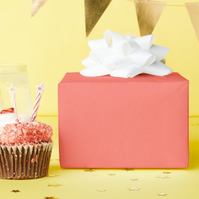 Korallenglühpapier Geschenkpapier (Geburtstagsparty)
