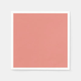 Korallenkoralle, einfach minimalistisch serviette