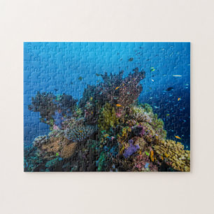 Korallenmeer-tropische Fisch-Puzzle