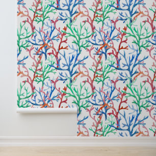 Korallenmuster Tapete