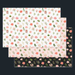 Korallenmuster und Rote Rosen Geschenkpapier Set<br><div class="desc">Diese schönen und eleganten Verpackungspapiere sind vielseitig einsetzbar und können für Geschenke oder Kunst- und Handwerksprojekte verwendet werden. Sie sind ideal für alle Gelegenheiten wie Geburtstage,  Hochzeiten,  Brautpartys,  Babyduschen,  Jubiläen oder allgemeine Geschenke. Die rote Rosen sind in Aquarellfarben,  Rosa und Blattwerk gehalten.</div>