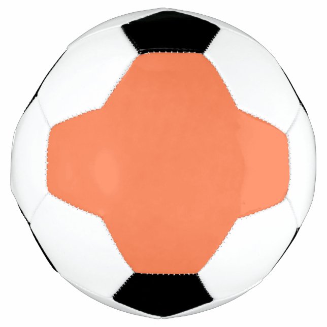 Korallenriff - Farbe | Classic | elegant Fußball (Vorderseite)