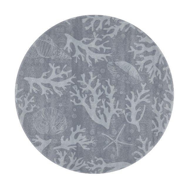 Korallenriff im Hipster Schneidebrett (Vorderseite)