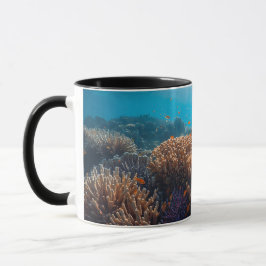 Korallenriff-Kaffeetasse Tasse