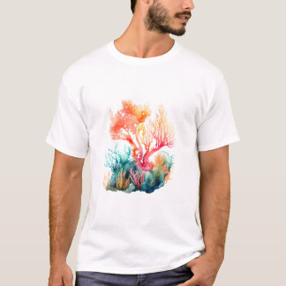Korallenriff Konzeptionelles künstlerisches Design T-Shirt