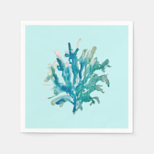 Korallenriff Painting Beach Coastal Serviette