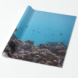 Korallenriff und tropische Fische von Pazifischem Geschenkpapier