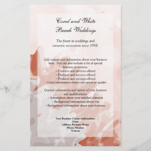 Korallenriff und Weißes Riff Flyer