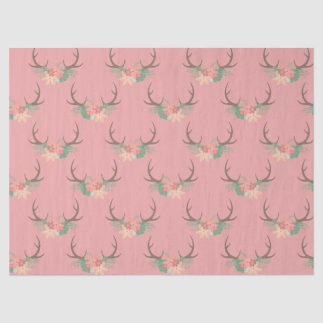 Korallenriffe und Blume Decoupage Seidenpapier (Vorderseite)