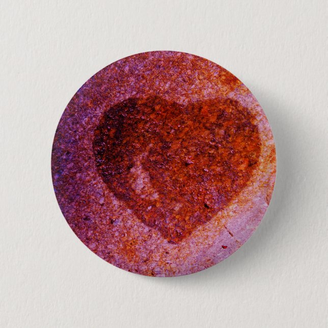 Korallenrosa Button (Vorderseite)