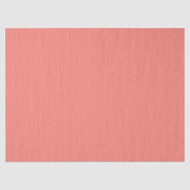 Korallenrosa Farbe Seidenpapier (Vorderseite)