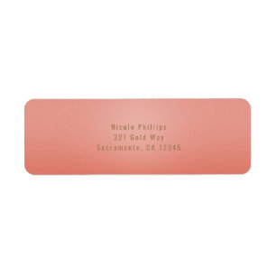 Korallenrosa getauchte schicke elegante Party-Einl
