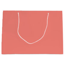 Korallenrosa Große Geschenktasche