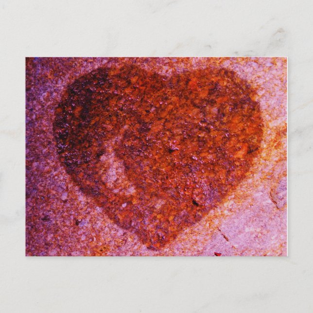 Korallenrosa Postkarte (Vorderseite)