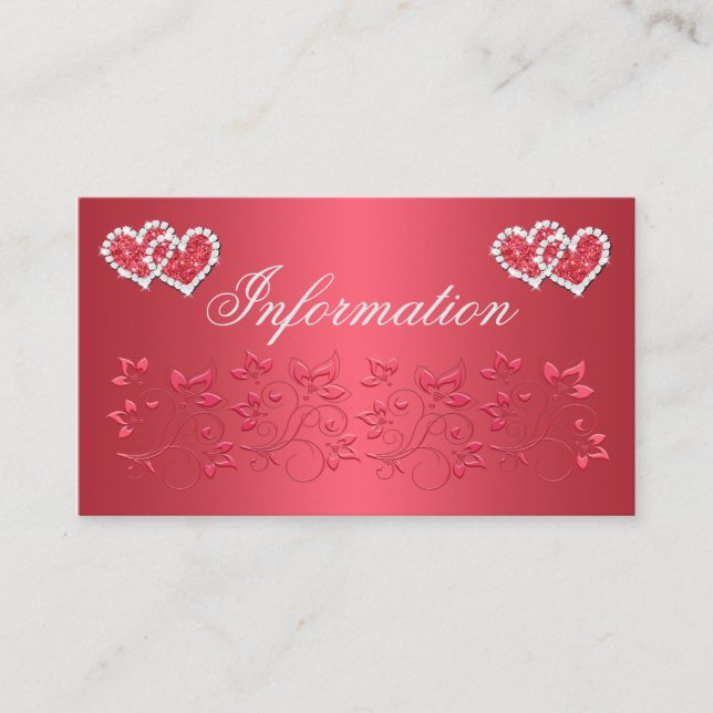Korallenrosa und Grauflorale Hochzeitskarte Begleitkarte (Vorderseite)