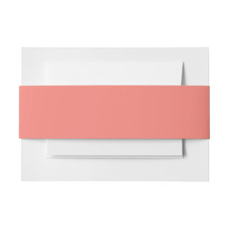 Korallenrosa Uni-Farbe Einladungsbanderole