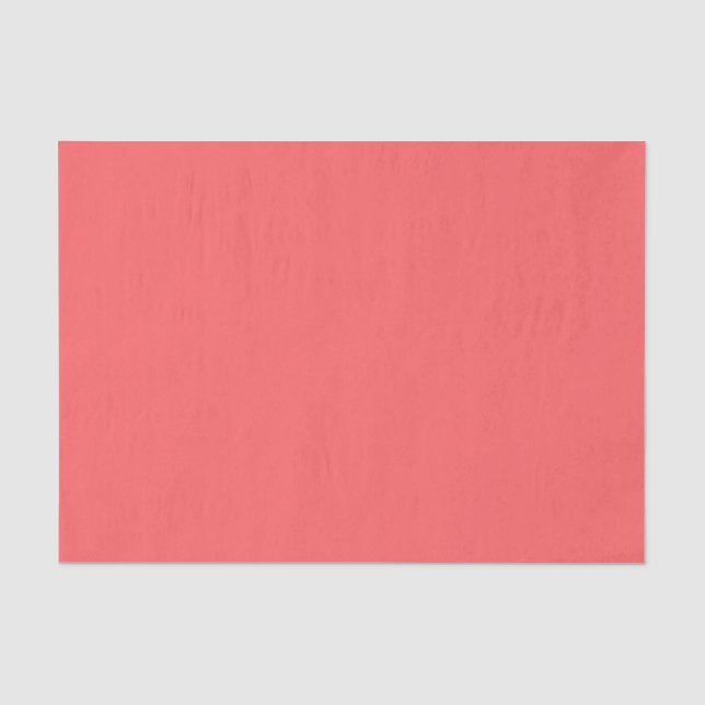 Korallenrosa (Vollfarbe)  Seidenpapier (Vorderseite)