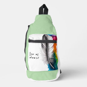 Korallenrot crossbody bag