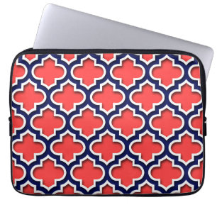Korallenrot, marokkanisches Marinekatalog #5DS Laptopschutzhülle