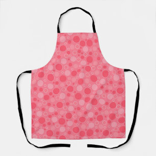 Korallenrot mit Polka-Punkten in Retro-60er Schürze