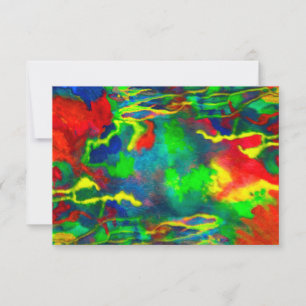 "Korallenrote Gezeiten-" Postkarte