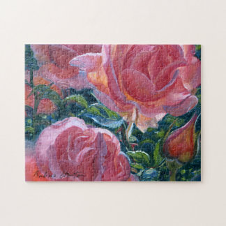 "Korallenrote Rosen-" Puzzle