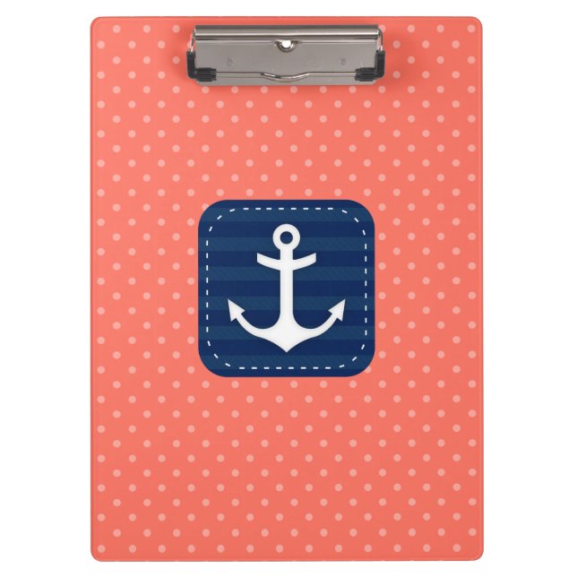 Korallenroter Klemmbrett (Vorderseite)