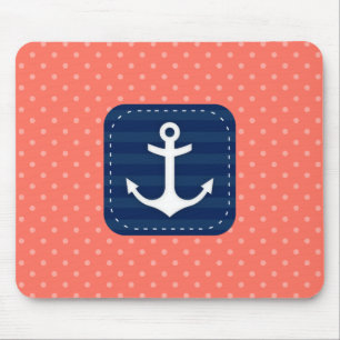 Korallenroter Mousepad