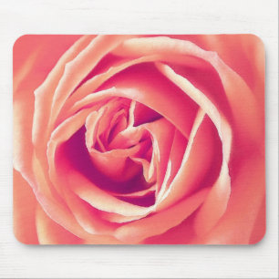 Korallenroter Rosendruck Mousepad