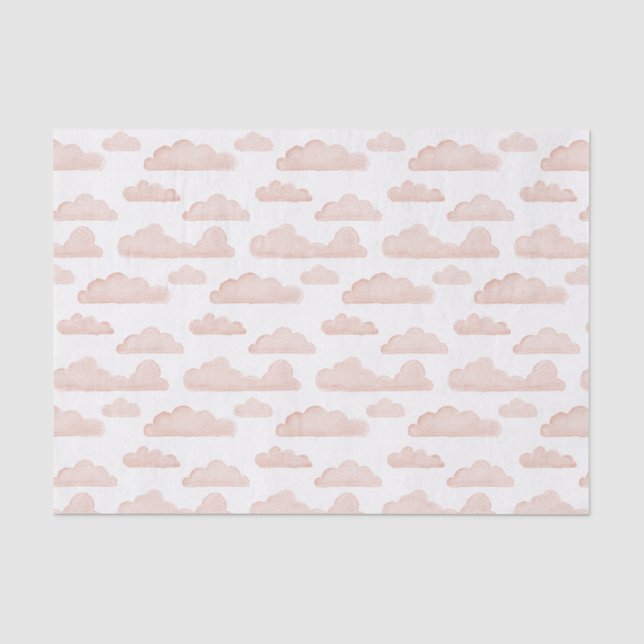 Korallenwolken-Tissue Seidenpapier (Vorderseite)