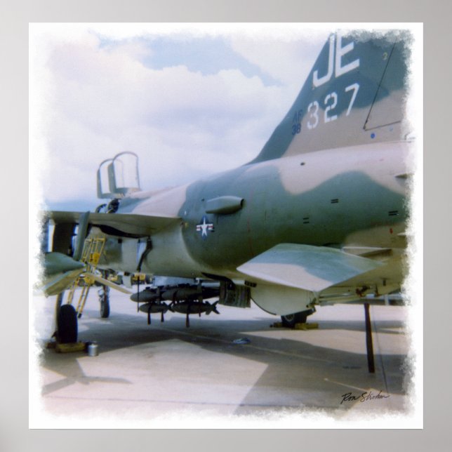 Korat AFB Thailand 1968 F-105 A2 Poster (Vorne)