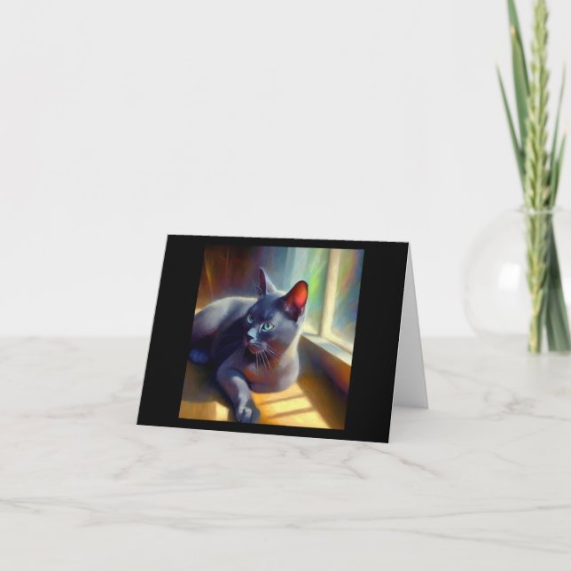 Korat Cat Karte (Vorderseite)