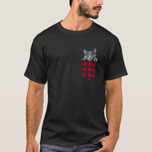 Korat-Katze in der Tasche lugt Kitten Liebhaber Mu T-Shirt