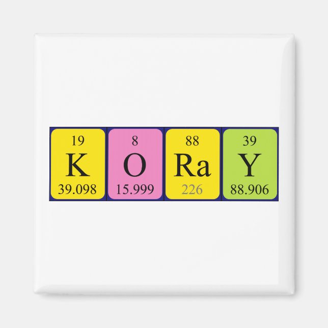 Koray Periodenmagnet Magnet (Vorne)