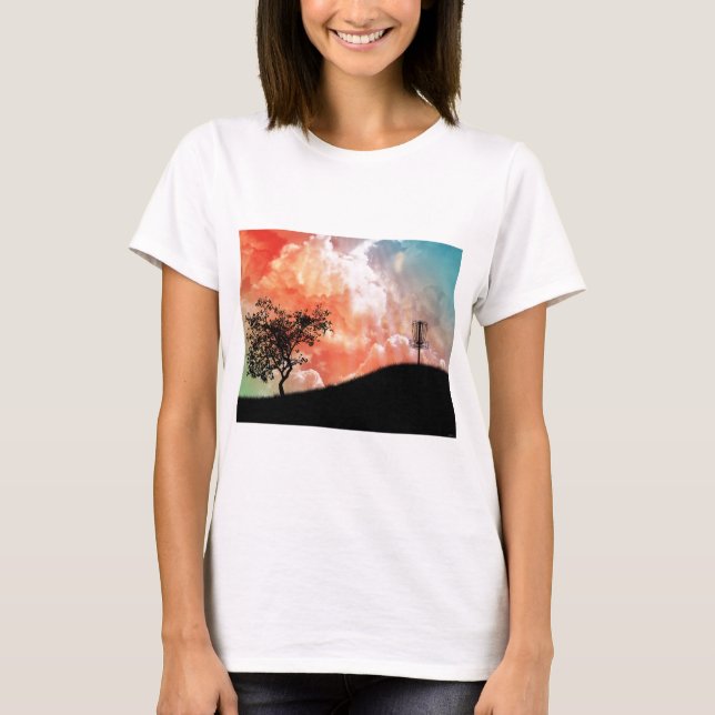 Korb auf einem Hügel T-Shirt (Vorderseite)