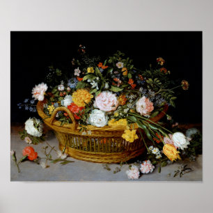 Korb der Blume, Jan Brueghel der Jüngere Poster