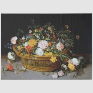 Korb der Blume, Jan Brueghel der Jüngere Seidenpapier