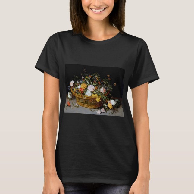 Korb der Blume, Jan Brueghel der Jüngere T-Shirt (Vorderseite)