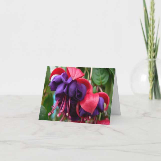 Korb der Blumen Notecard Karte (Vorderseite)